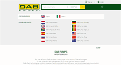 Desktop Screenshot of dabpumps.com