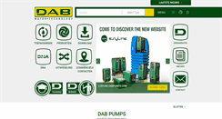 Desktop Screenshot of dabpumps.be